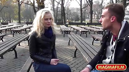 Lyudmila ging akkoord om seks te hebben met een man voor de porno films nl camera.